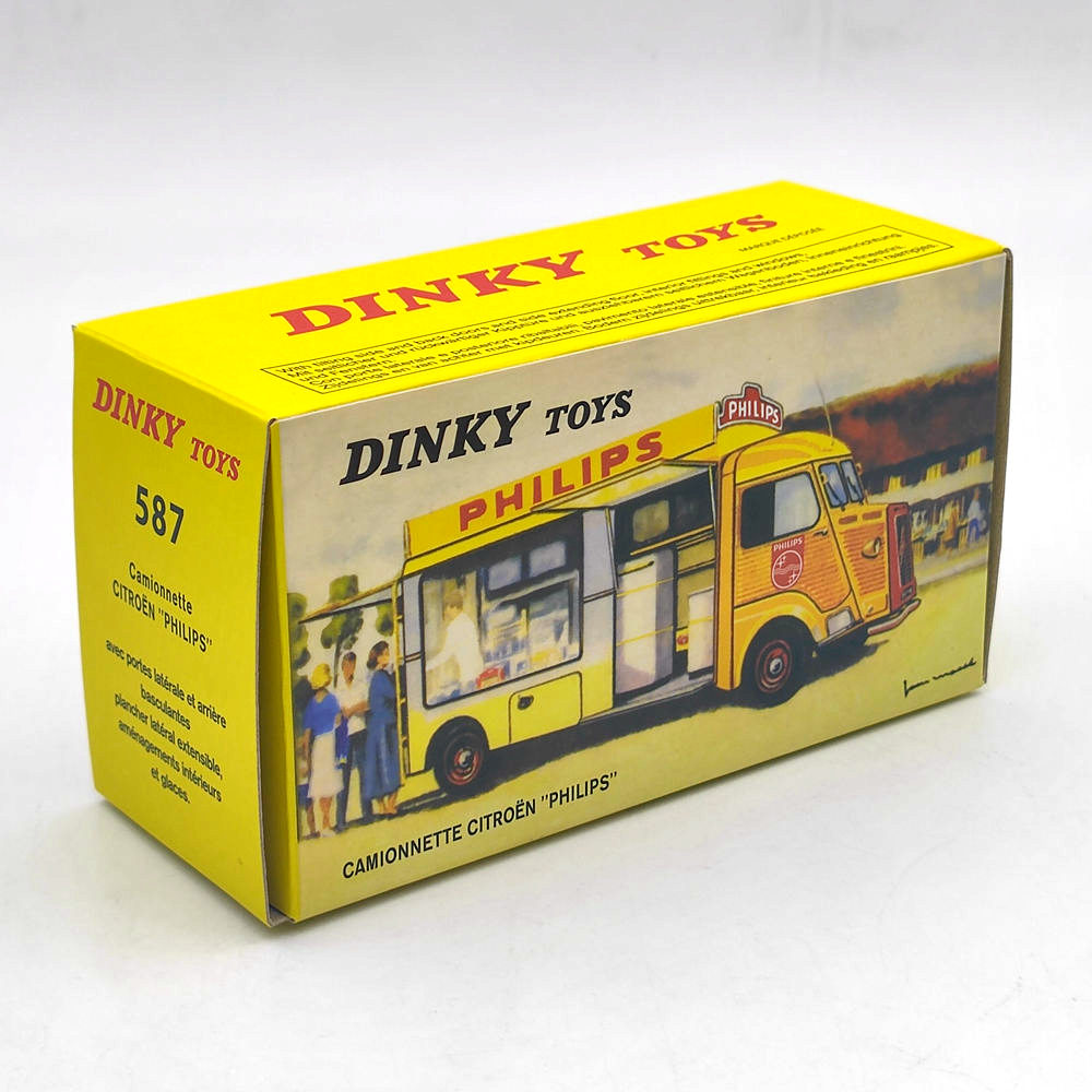 希少DYNKY TOYS Camionnette CITROËN PHILIPS Atlas 1/43 DINKY TOYS 587 Camionnette CITROEN 1200K PHILIPS