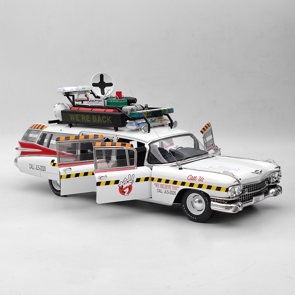 Hot Wheels 1:18 Cadillac Ghostbusters II Ecto-1 1959 Diecast