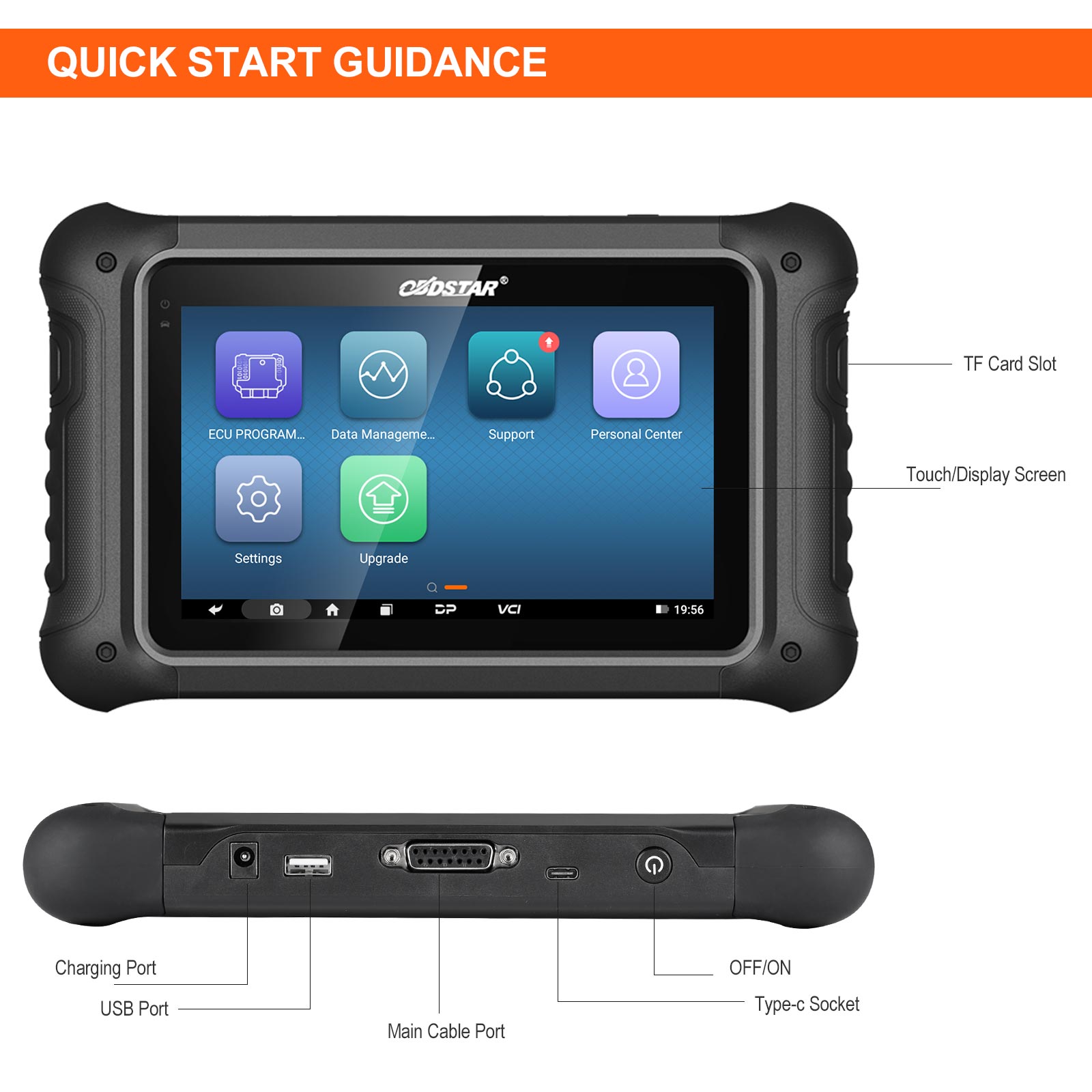 OBDSTAR DC706 EC.U Tool Full Version Plus MP001 KIT for Car and