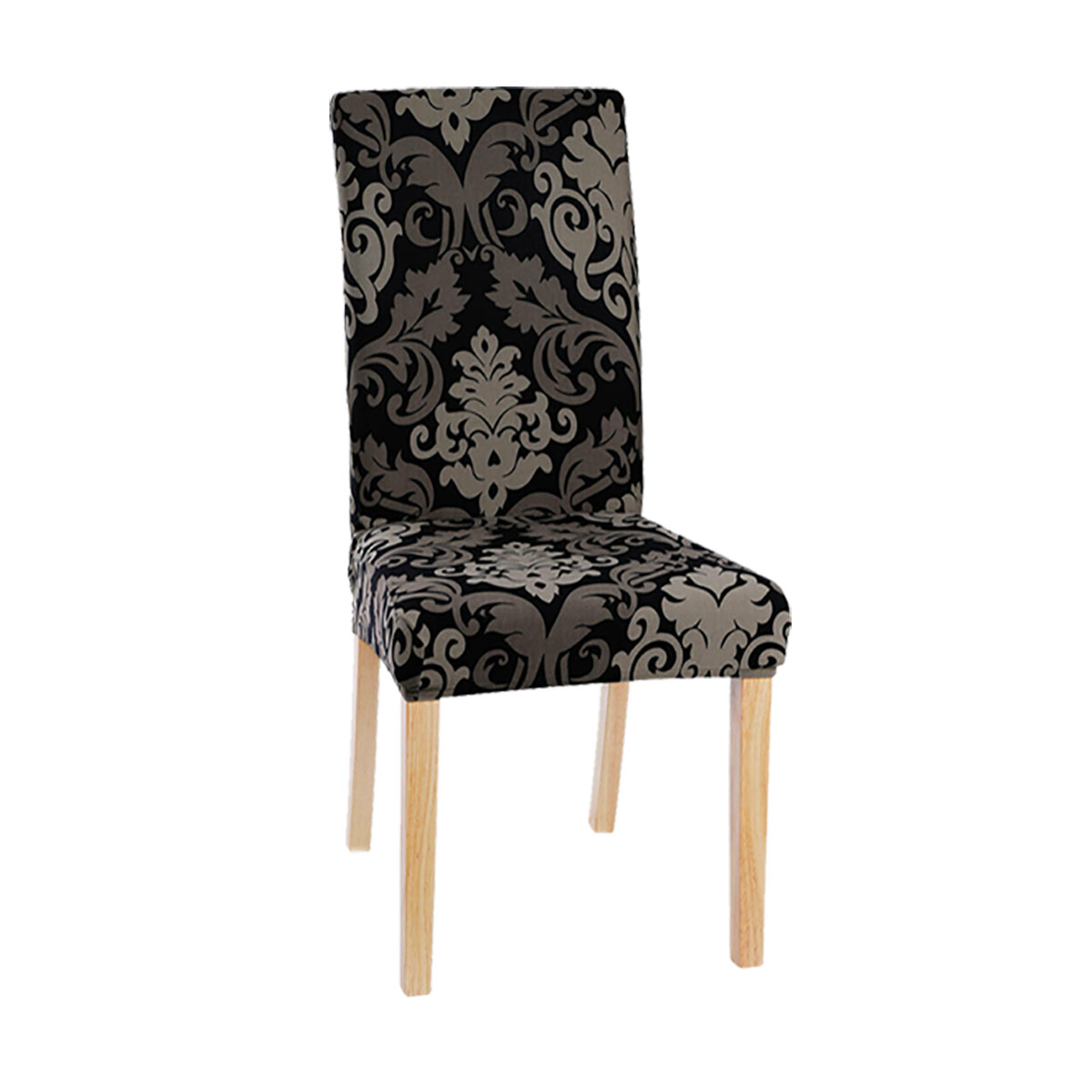 Velvet Dining Chair Seat Covers Spandex Slip Banquet Home Protective