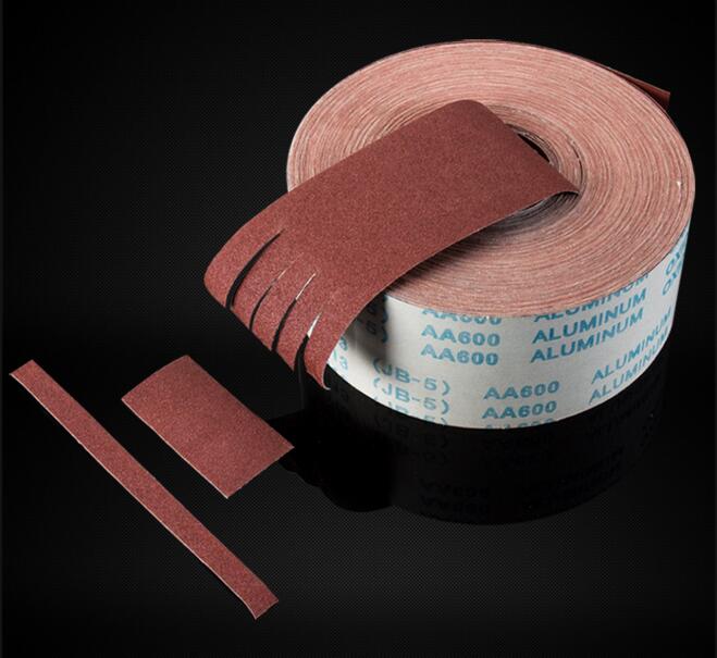 Aluminium Oxide Emery Roll Cloth Sandpaper 60800 Grit Sanding 100mm 4