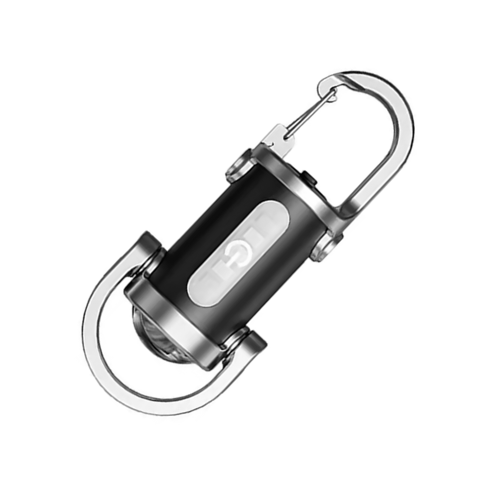 Portable Rechargeable Bright Keychain Flashlight – 1200 Lumens, Waterproof, Power Bank, 7 Modes, 4-Pack