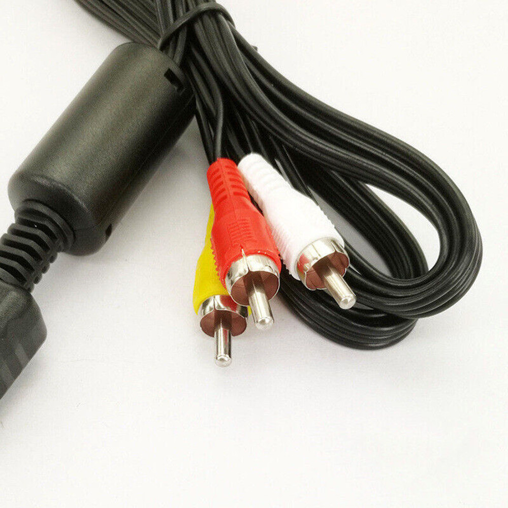 Aokin 6FT AV Cable For PS1, PS2, PS3 PS3 Slim RCA