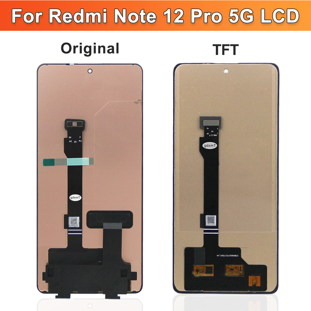 For Xiaomi Redmi Note 12 Pro 5G LCD Display Touch Screen Digitizer