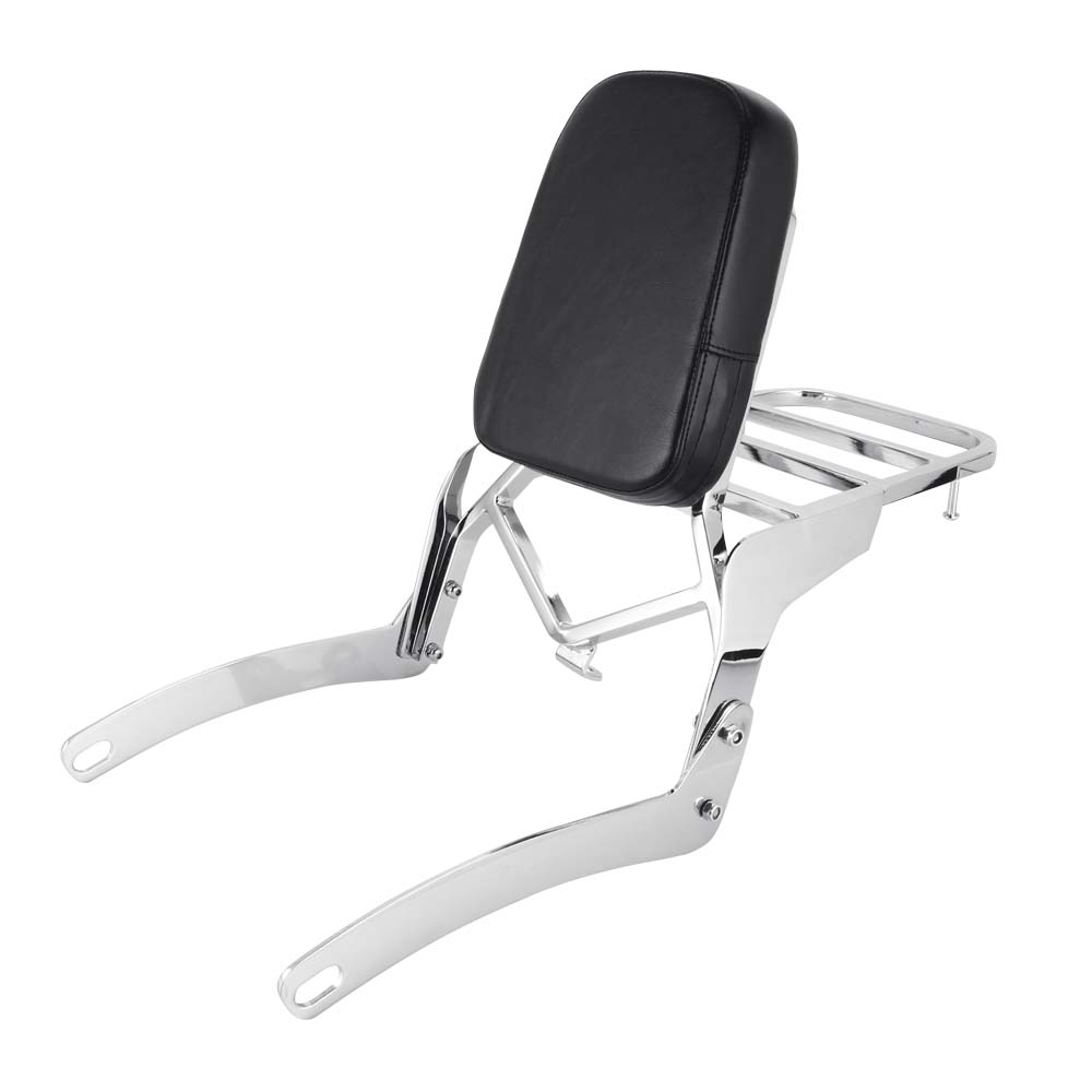 Sissy Bar Backrest Luggage Rack For Yamaha Virago XV250 19892011 XV125