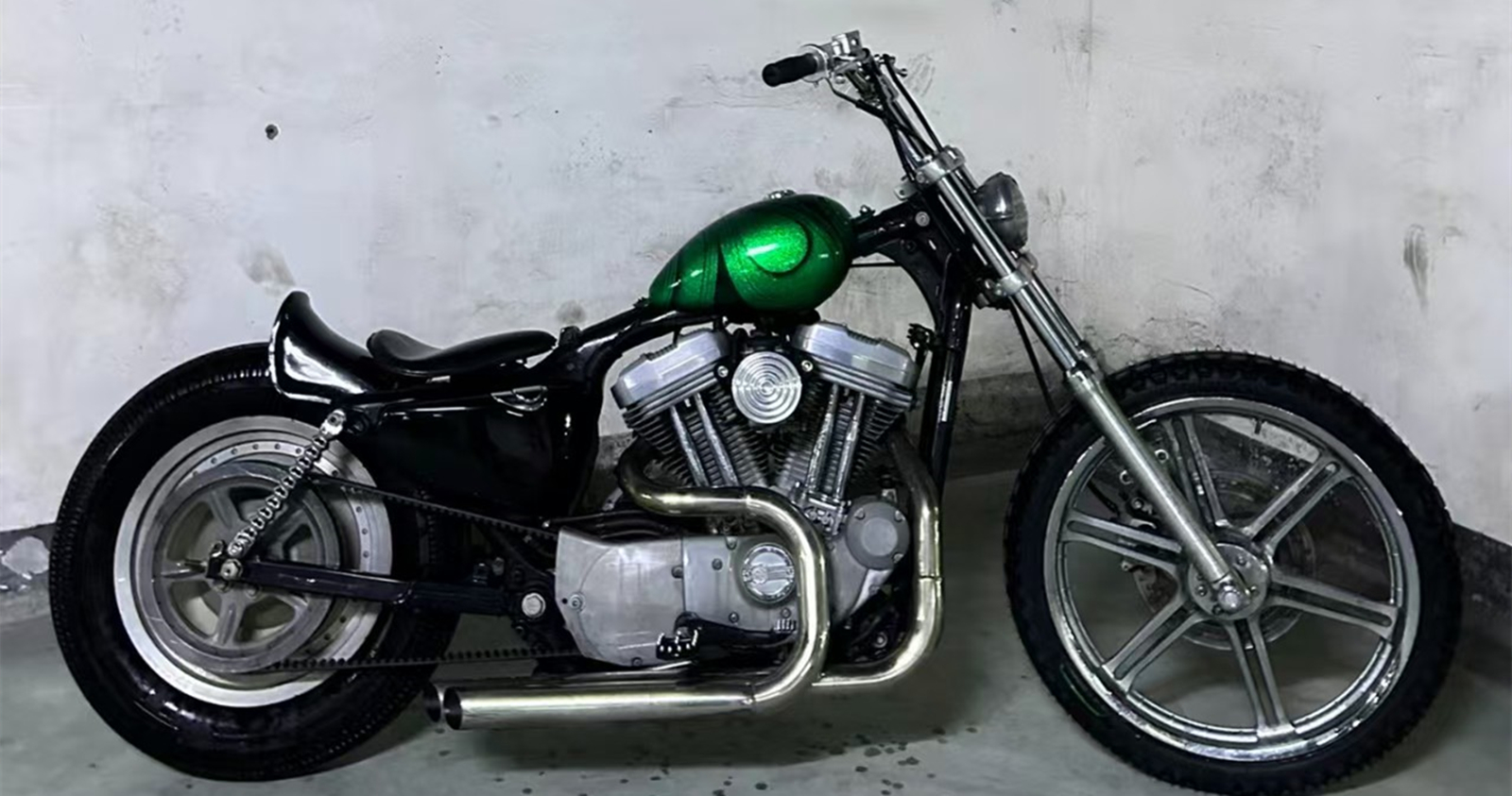 Motorcycle Silver Petrol Fuel Tank Gas Tank For Harley Sportster