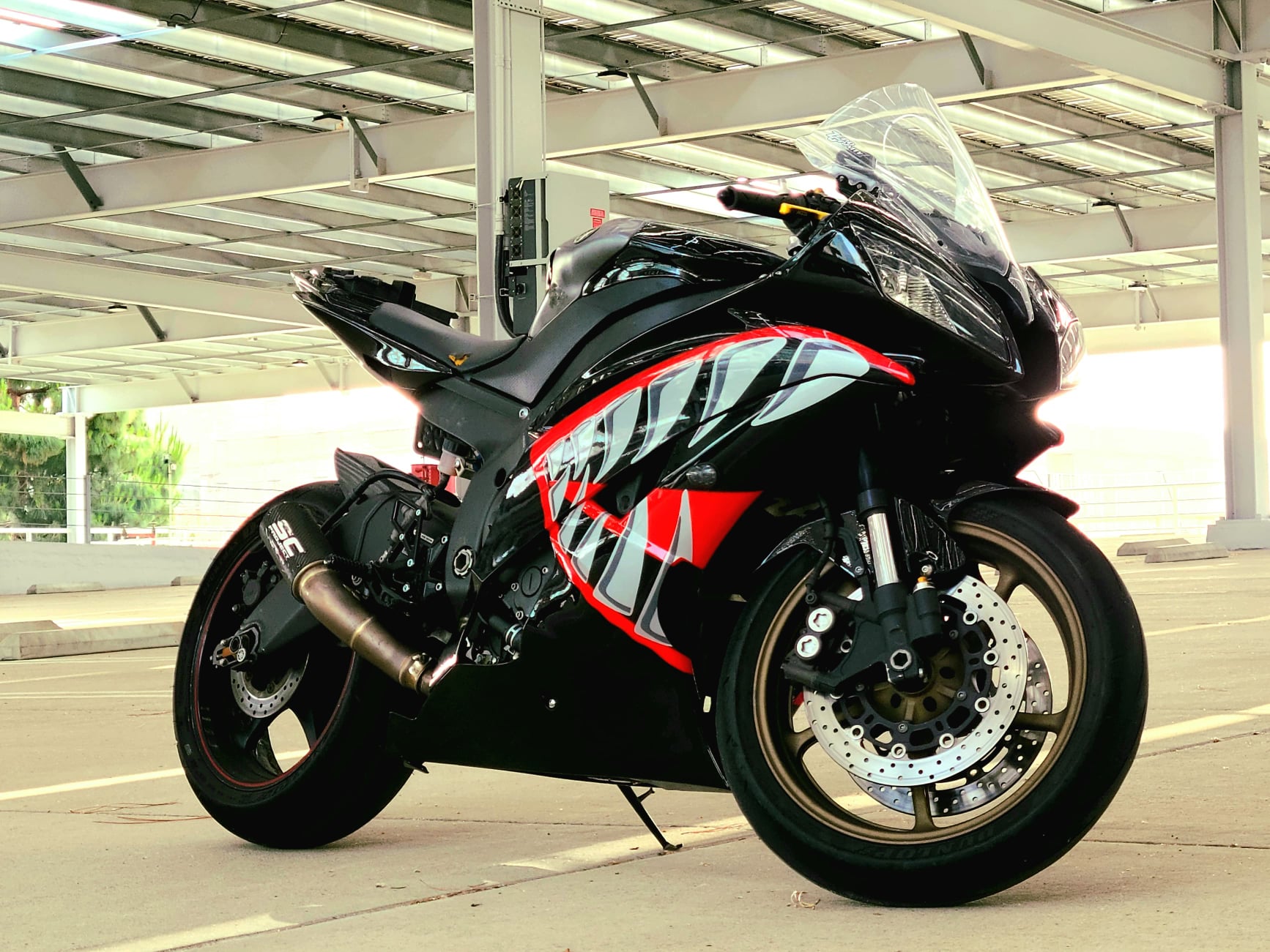 candyさん専用 CV Injection Candy Red ABS Fairing Kit Fit for Kawasaki 2005 2006