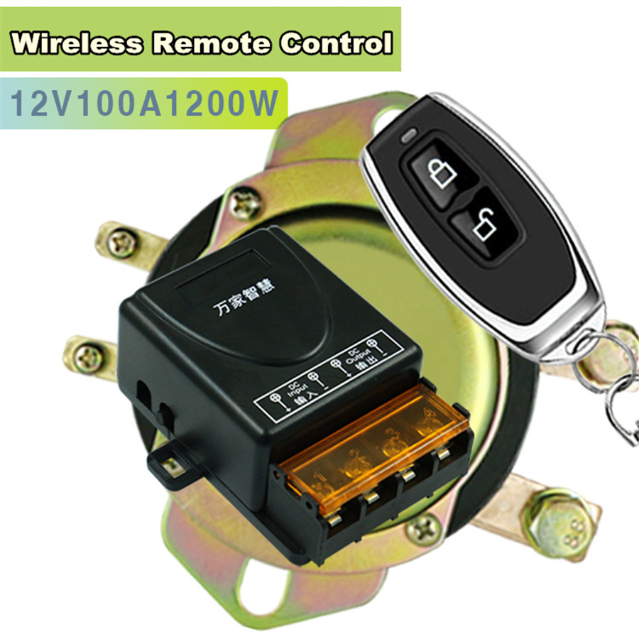 12V 100A Car Auto Remote Control Battery Switch Disconnect Power Master