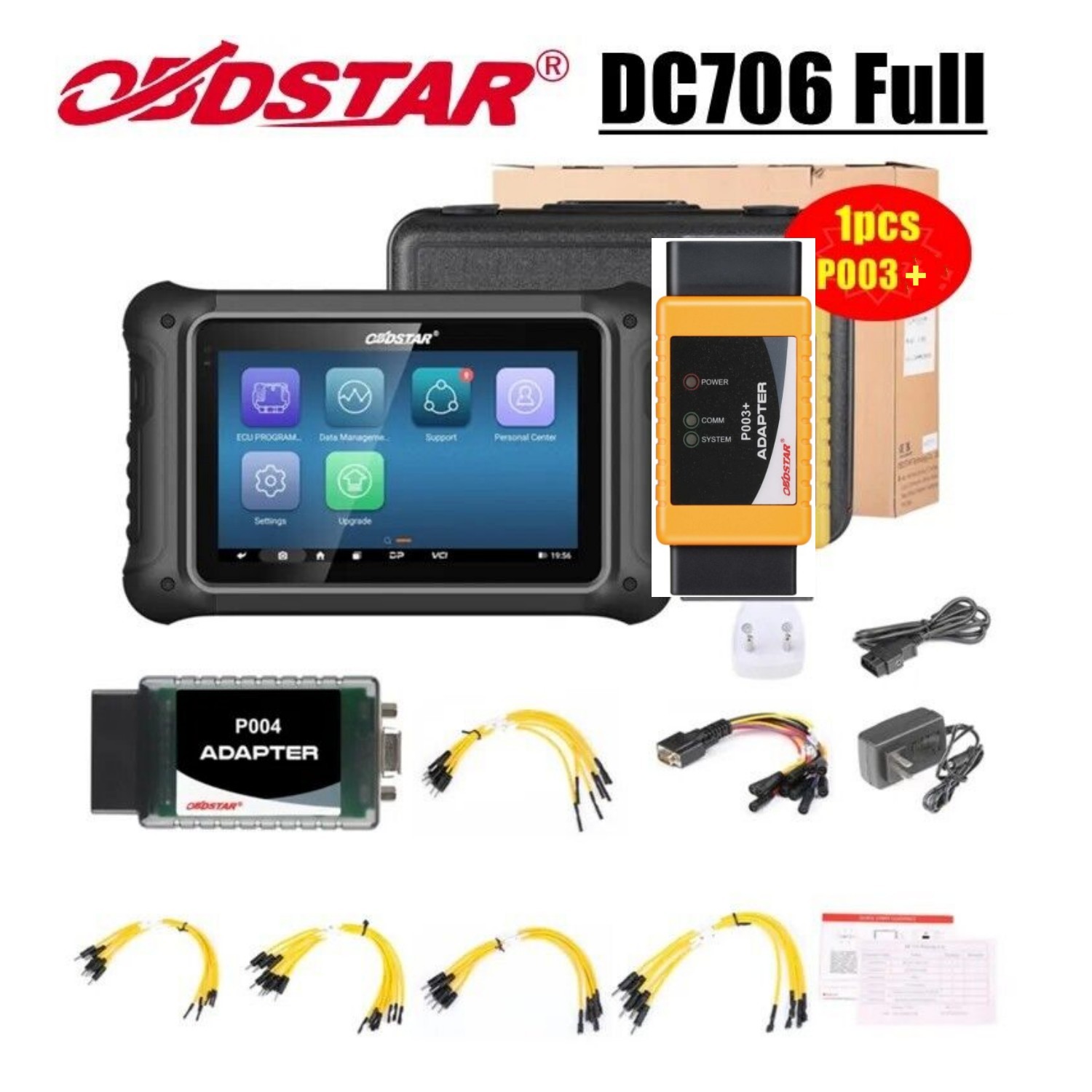 OBDSTAR DC706 Tool Full Version for Car& Motorcycle With P003+ KIT