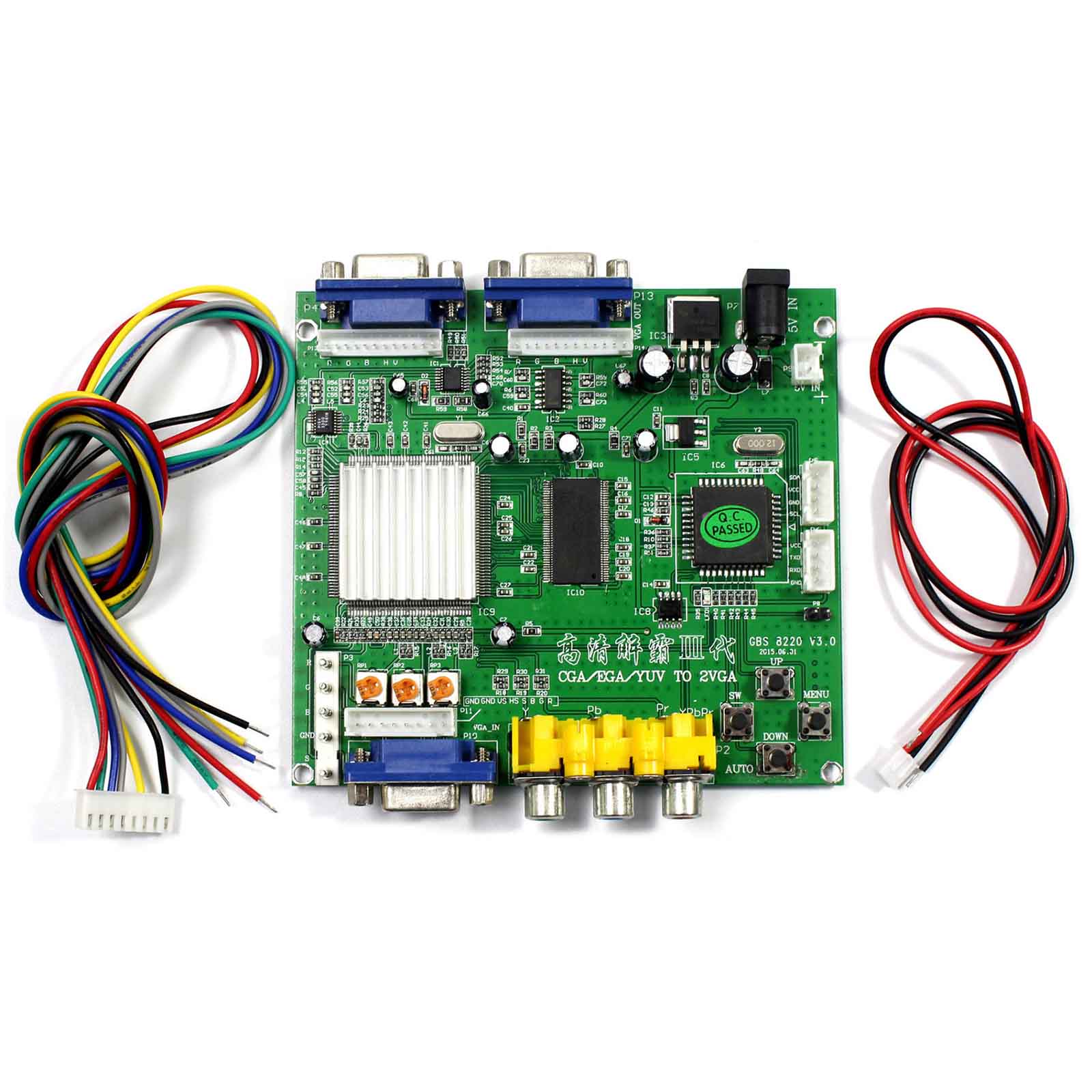 CGA EGA YUV to VGA GAME Video Converter Board 2VGA Output GBS8220 Video