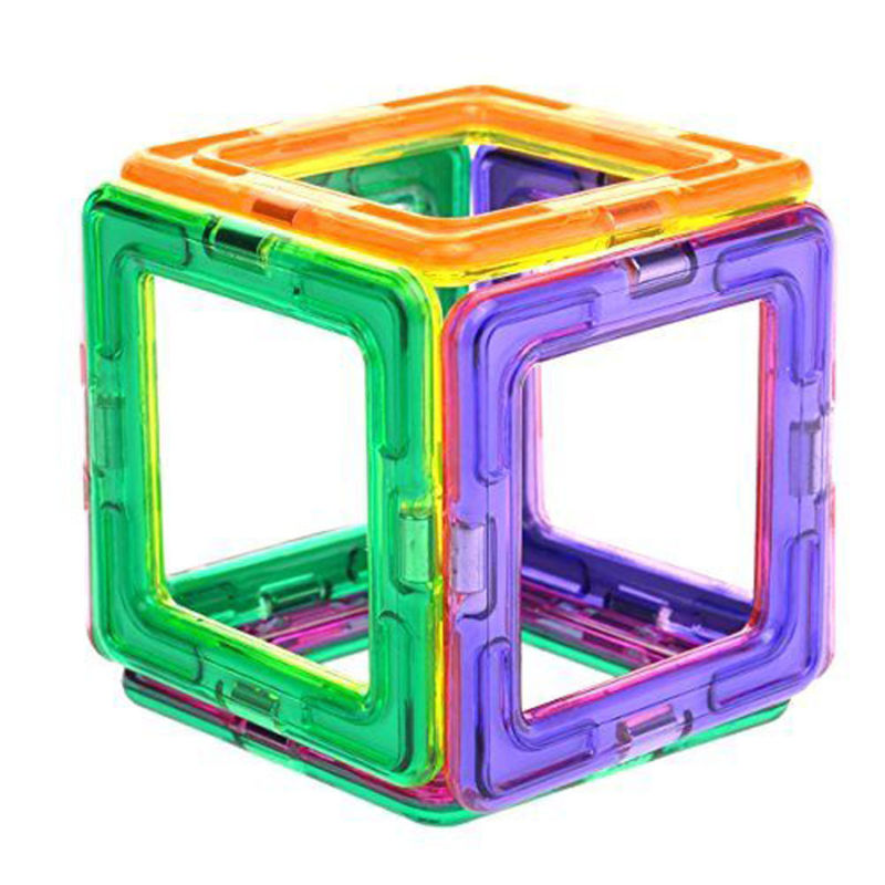 3D Magnetspiel 64 Teiles Set Magnetset Baukasten Spielzeug Magnet Puzzle Gift