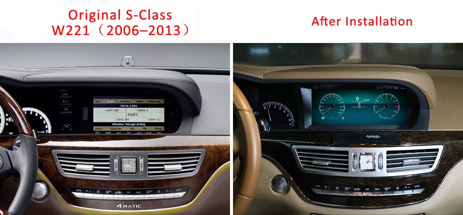10 25 Android Gps Navigation For Mercedes Benz S Class W221 S300