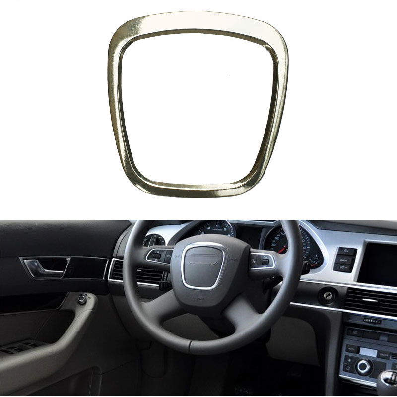 S Line Steering Wheel Sticker Decal Emblem Fits All Audi Models Matte Silver