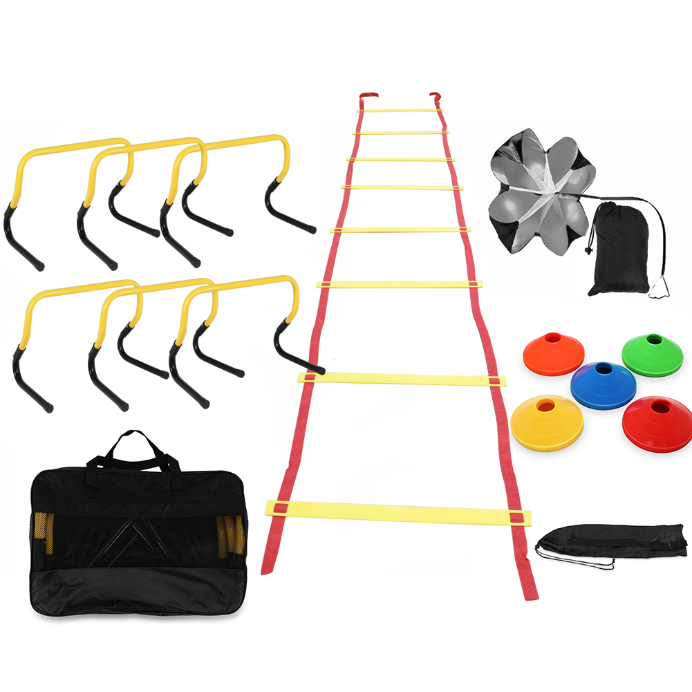 Equipamento Para Treino Velocidade Conjunto Futebol Rugby Jump Kit Agilidade Ebay