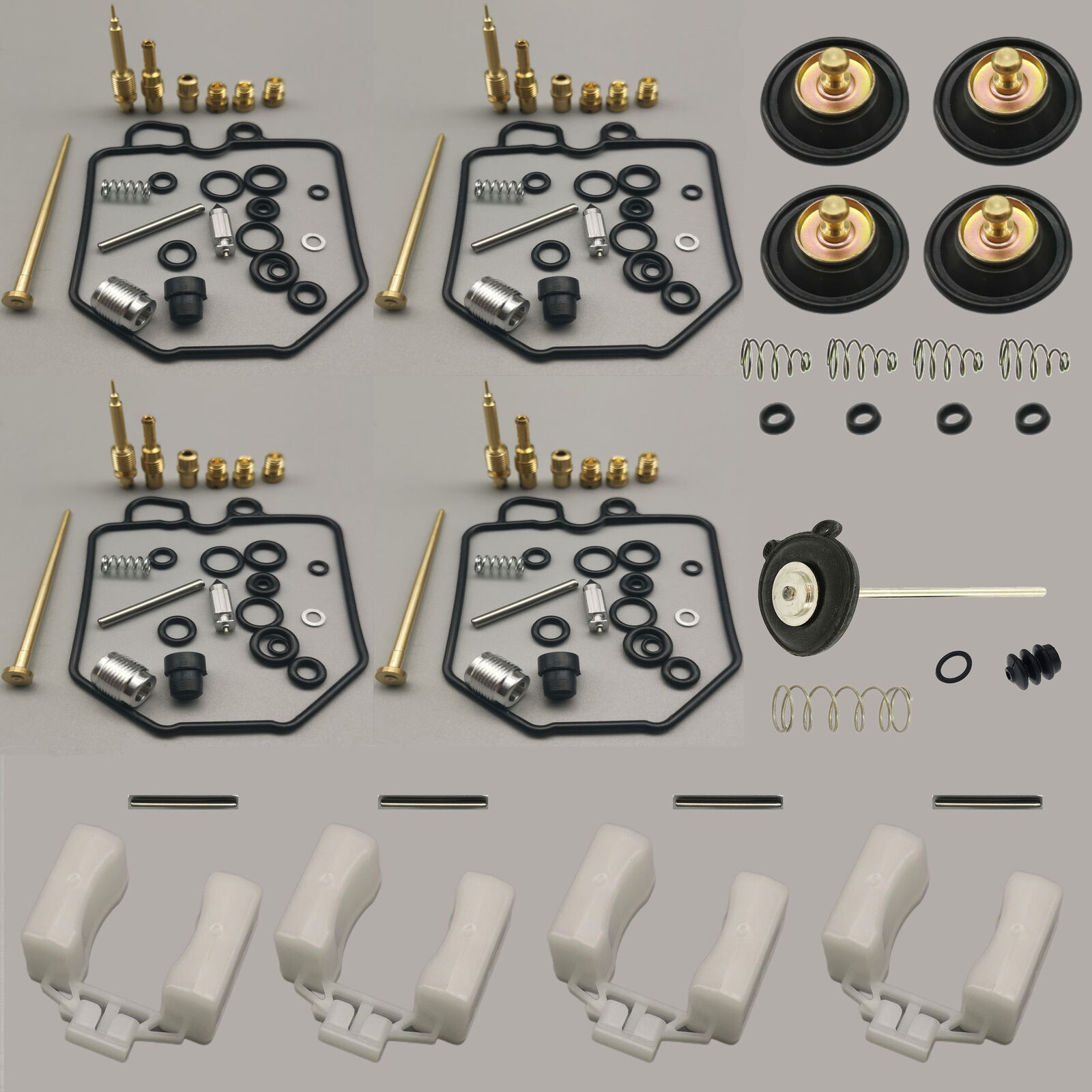 1980–1982 Honda CB750C CB750K Carburetor Rebuild Kit – Full Repair Set With Jets & Needle, 3-Year Warranty