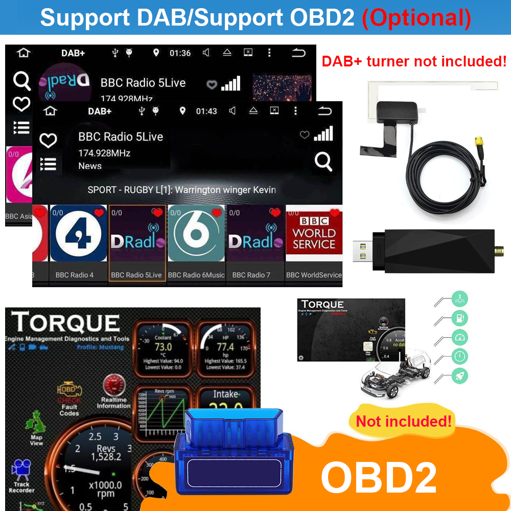 Car Stereo Radio Navi Apple CarPlay For JEEP WRANGLER COMPASS DODGE RAM CHARGER