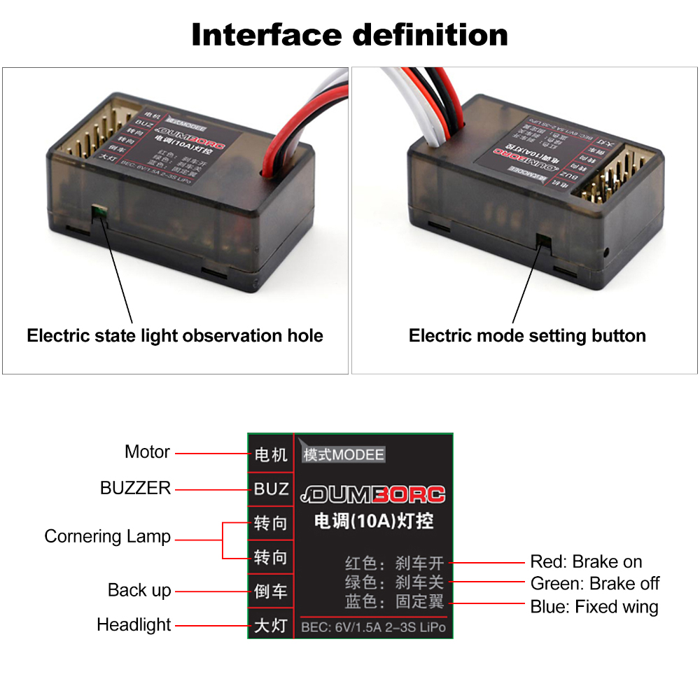Contrôleur ESC Brushé 320A Pour Modèles RC - Compatible Batteries LiPo 2-3S (7.4-11.1V), Pour Voitures, Camions, Bateaux Radiocommandés