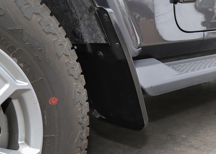 For Jeep Wrangler JL 20182020 ABS Black Splash Guards Mud Flaps