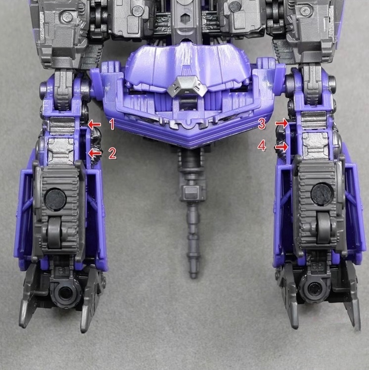 スーパージェクション　チュートリアルキット 3D DIY Filler Upgrade Kit For Studio Series SS86 Megatank