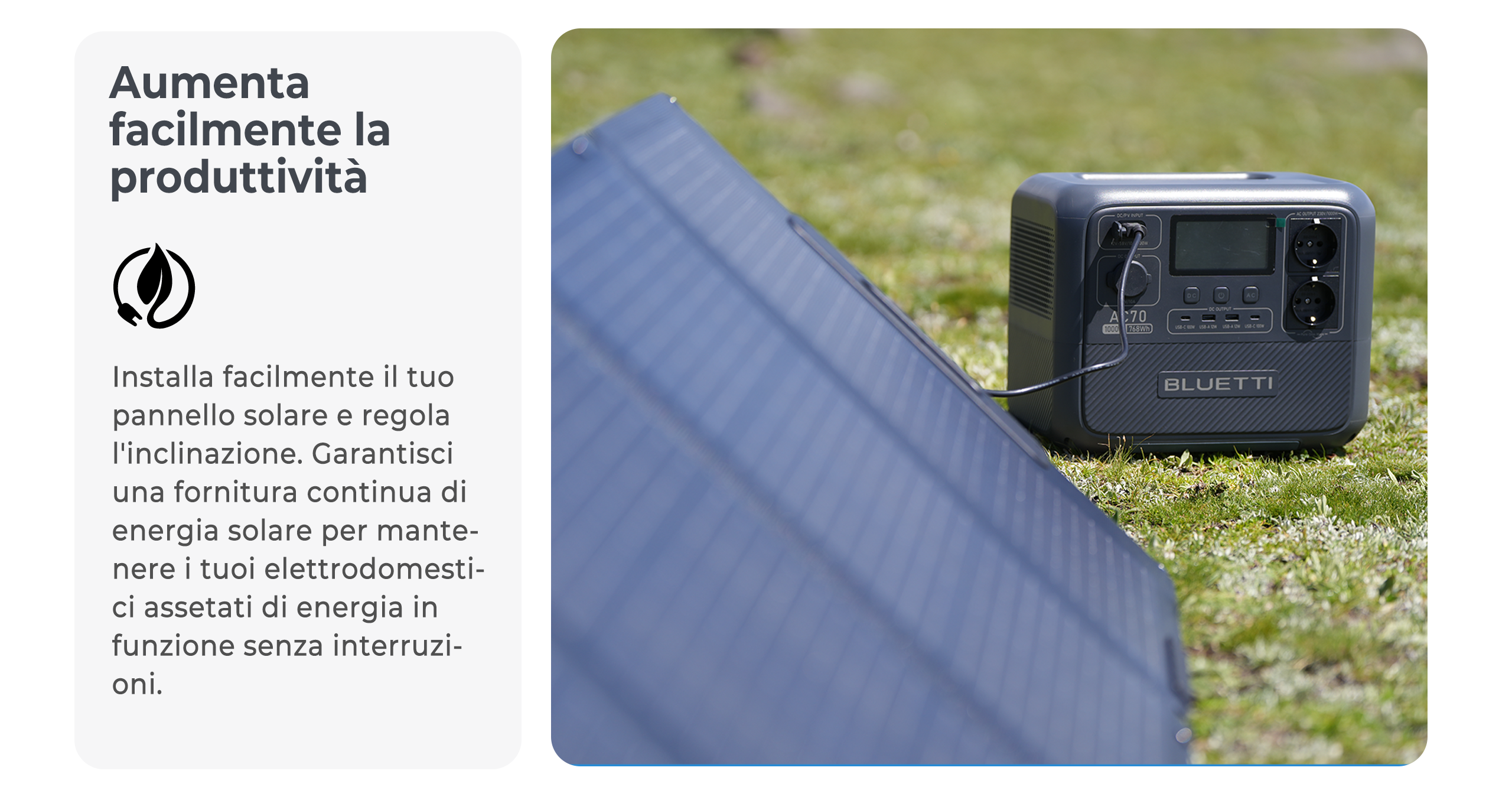 BLUETTI AC2A Generatore Elettrico Portatile, Batteria LiFePO4 Da 204.8Wh Con 1 Uscita CA Da 300W, Stazione Elettrica Del Generatore Solare Portatile | Leroy Merlin - Foto 3