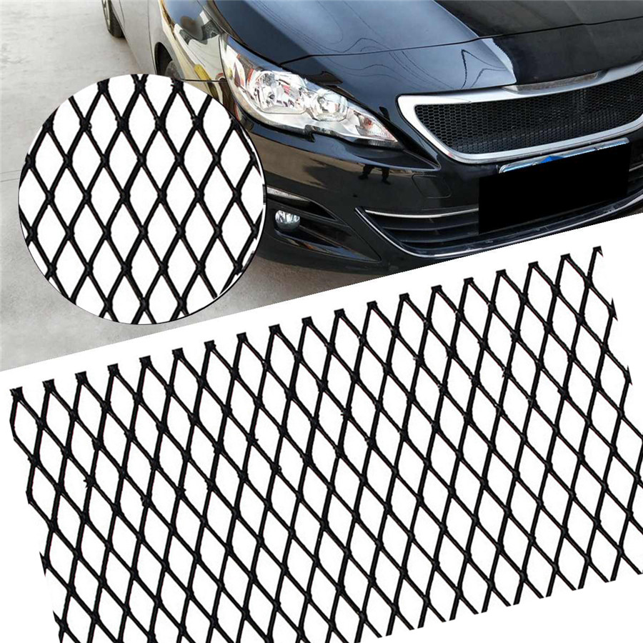 100×33cm Black Aluminium Racing Grille Mesh Vent Car 100×33cm Black Aluminium Racing Grille Mesh Vent Car