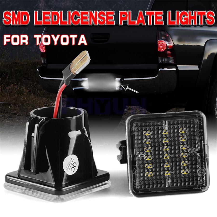 LED License Plate Light Lamp Assembly Replacement For Toyota Tundra 2PCS eBay