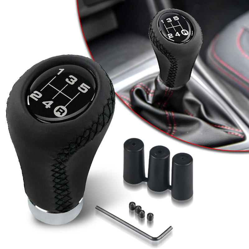 5 Speed Black Car Manual Shift Knob Gear Stick Shifter Lever