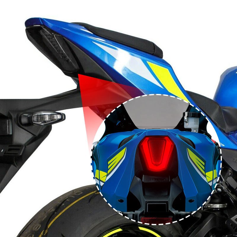 LED Integrated Tail Light Brake Turn Signal For 2017-2024 GSXR1000
