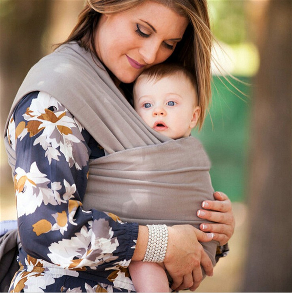 Adjustable Stretchy Infant Baby Carrier Breastfeed Birth Sling Cotton