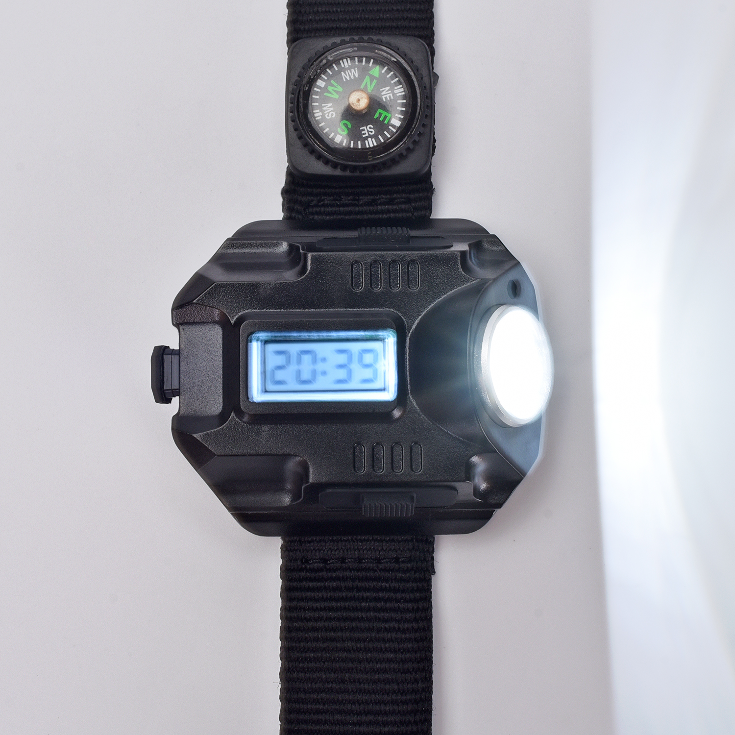 watch with led flashlight