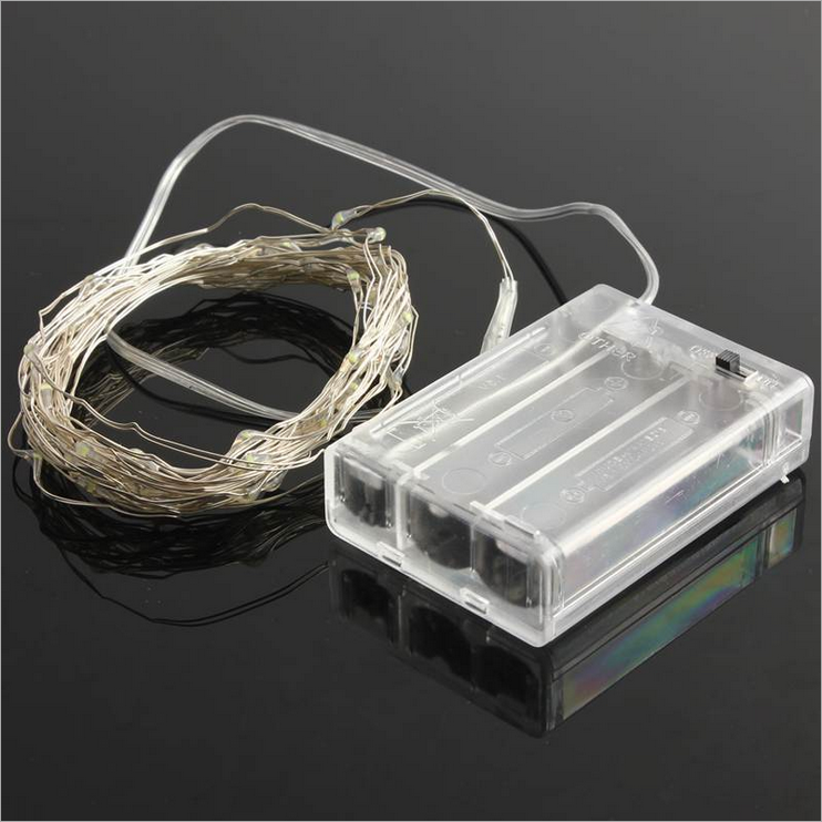 String Copper Wire Fairy Lights Battery Powered Waterproof 20/30/40/50/100 LED eBay