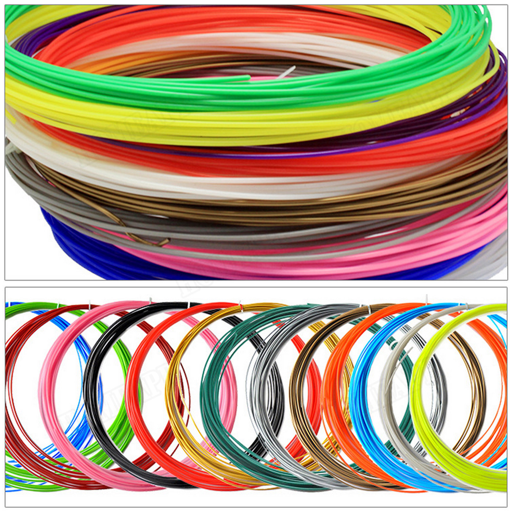 3D Pen Printer Doodler Refill PLA Filament 1.75mm 20 Colours 10M AU Stock