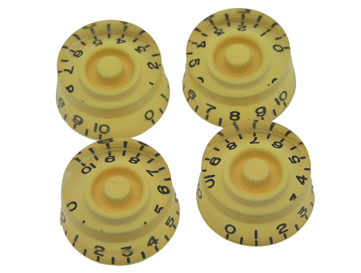 Set of 4 LP Speed Knobs Control Knobs Vintage Cream Fits Les Paul