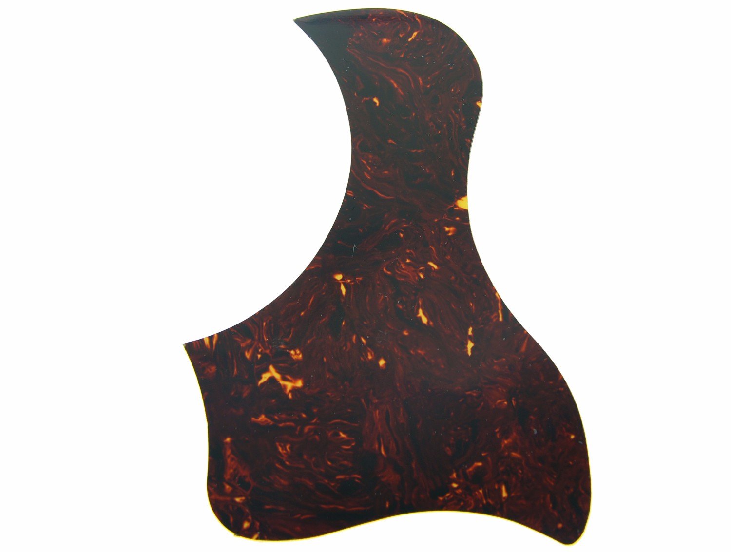 Dark Tortoise Hummingbird Style Acoustic Guitar Pickguard w/ 3M