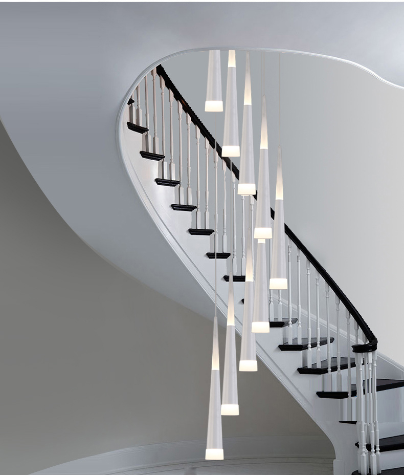 Details About Modern Hotel Cafe 9 Pcs Led Stair Light Fixtures Bar Long Chandelier Details About Modern Hotel Cafe 9 Pcs Led Stair Light Fixtures Bar Long Chandelier