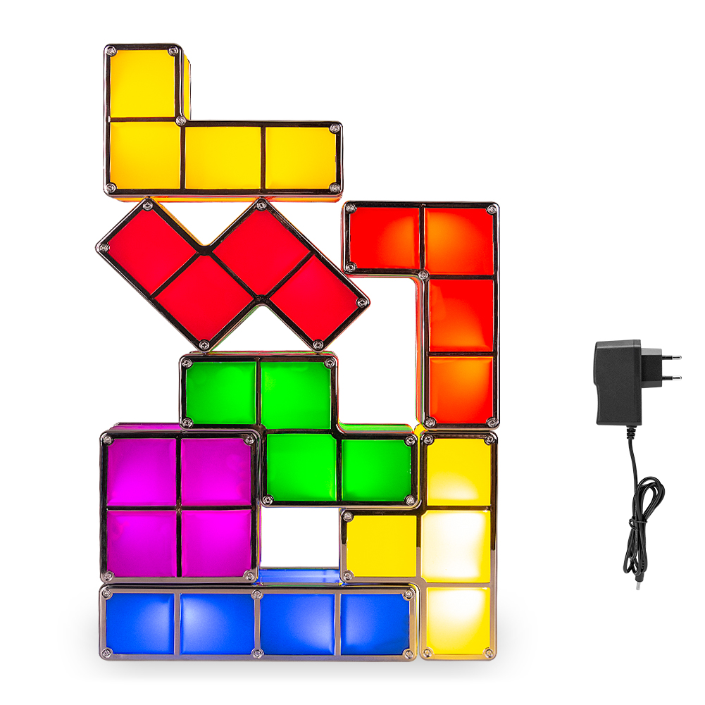 Тетрис 7. Лампа тетрис. светильник tetris. светодиодная лампа тетрис. ночник тетрис.