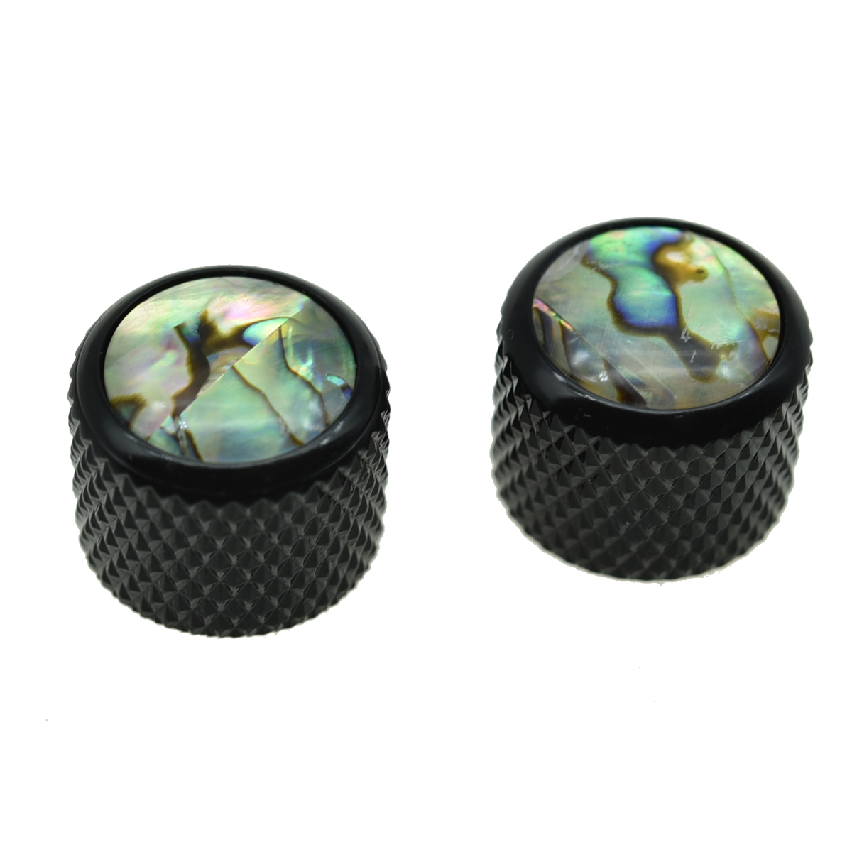 2pcs Abalone Top Dome Knobs Abalone Inserts Knobs fit P Bass/Tele