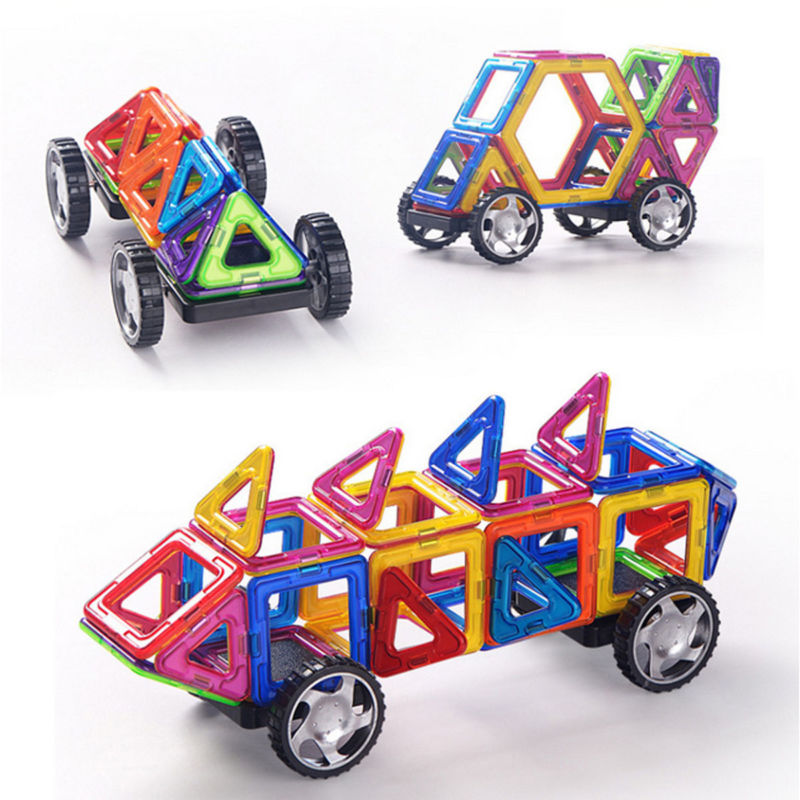 magnetic blocks car