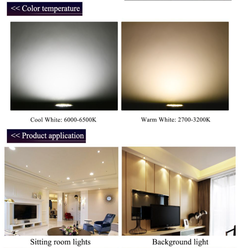 LED GU10 MR16 5W 8W 10W E27 E14 LAMPADINE Porta Faretti Incasso - Foto 14