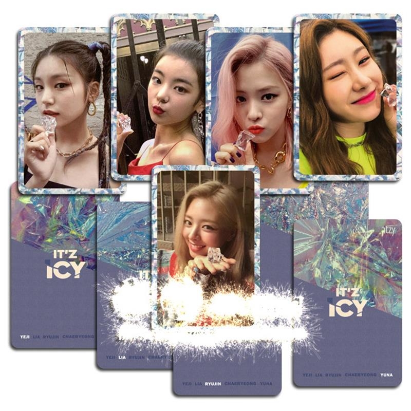 Kpop Itzy 1st Mini Album Itz Icy Photocard Self Made Autograph Photo Cards 5pcs Ebay 