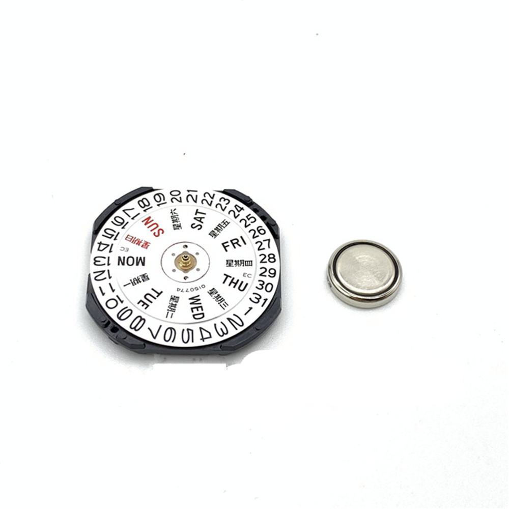Original Quartz Watch Movement With Day Date For Seiko 7N43A V343