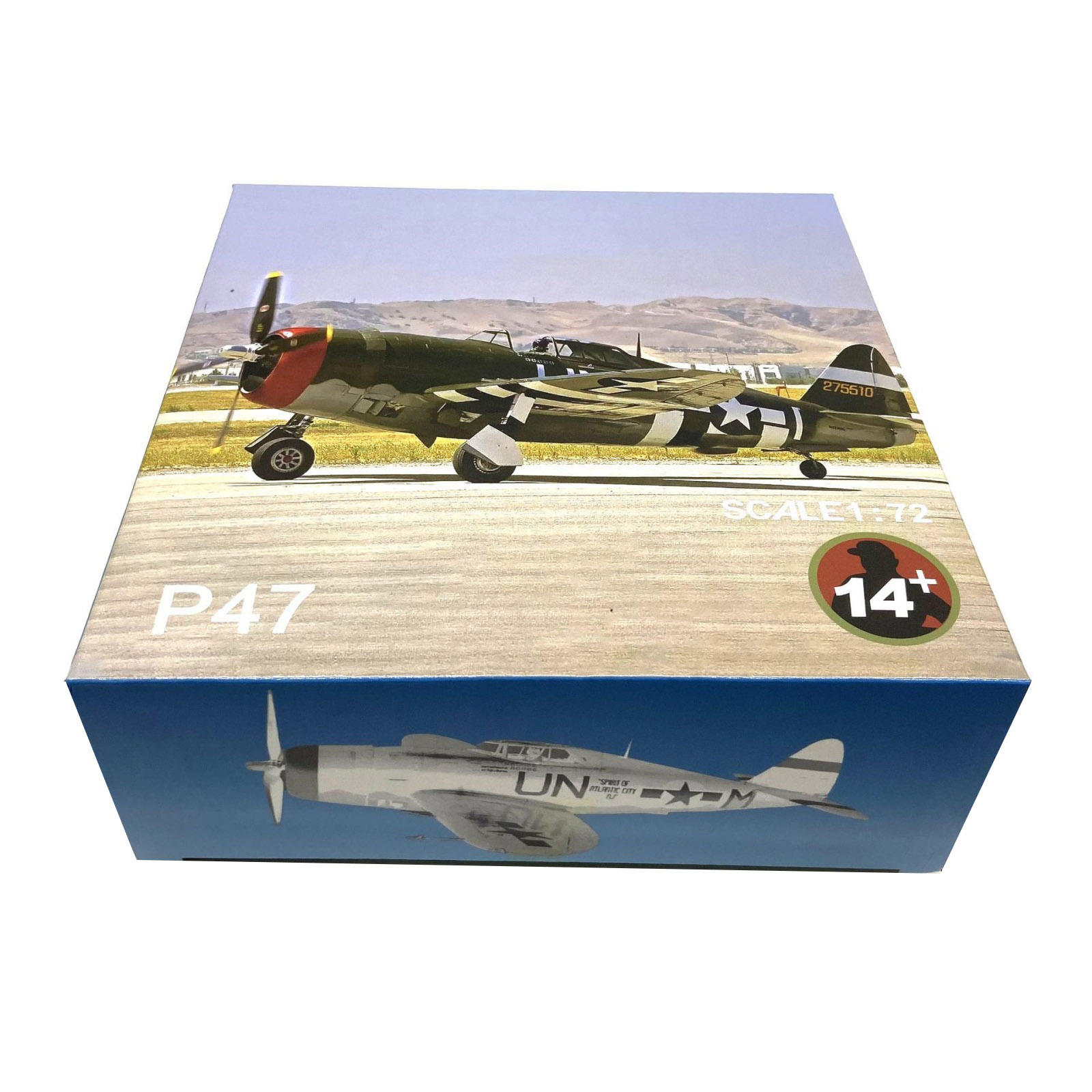 WWII USAAF P-47 Thunderbolt Diecast Model 1:72 15.5cm Alloy