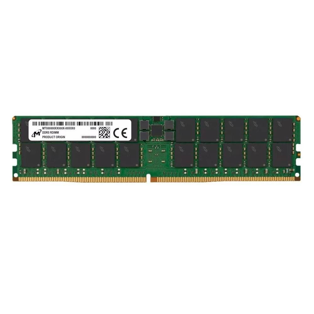 Micron 64GB 4800Mhz RAM DDR5 RDIMM 2Rx4 PC5-4800B REG ECC Sever