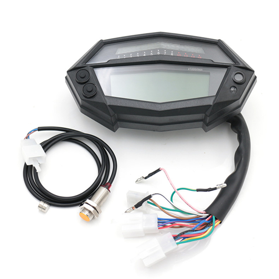 Universal Speedometer Motorcycle Gear Fuel Volt Indicator Gauge