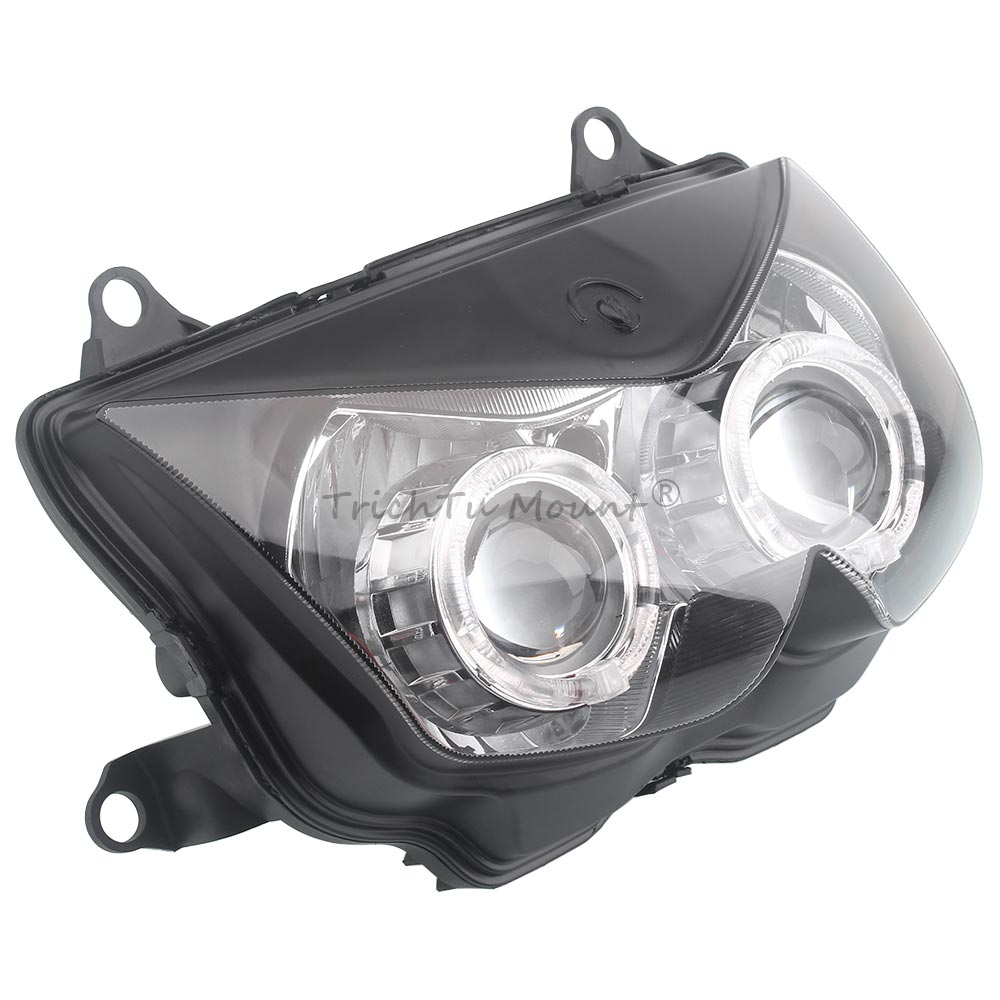 Customized Headlight Assembly w/Angel Devil Eye Fit For