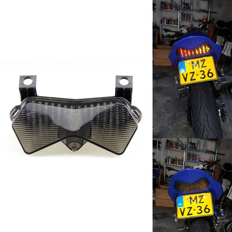 Smoke Integrated LED Tail Light for 03-04 Kawasaki Ninja ZX-6R 636
