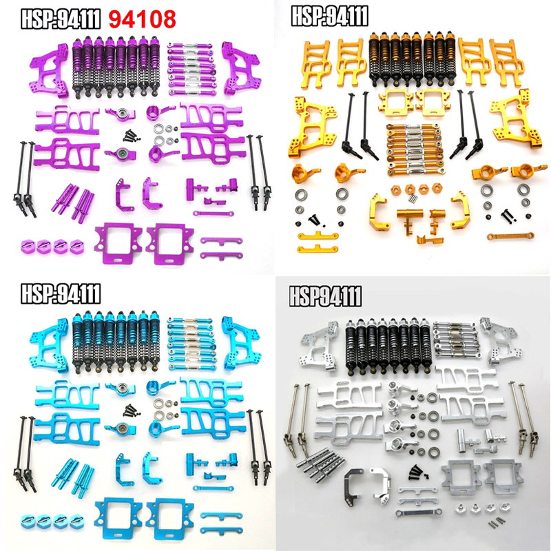 Full upgrade kit for 1/10 CNC RC truck HSP 94108 94111 off-road