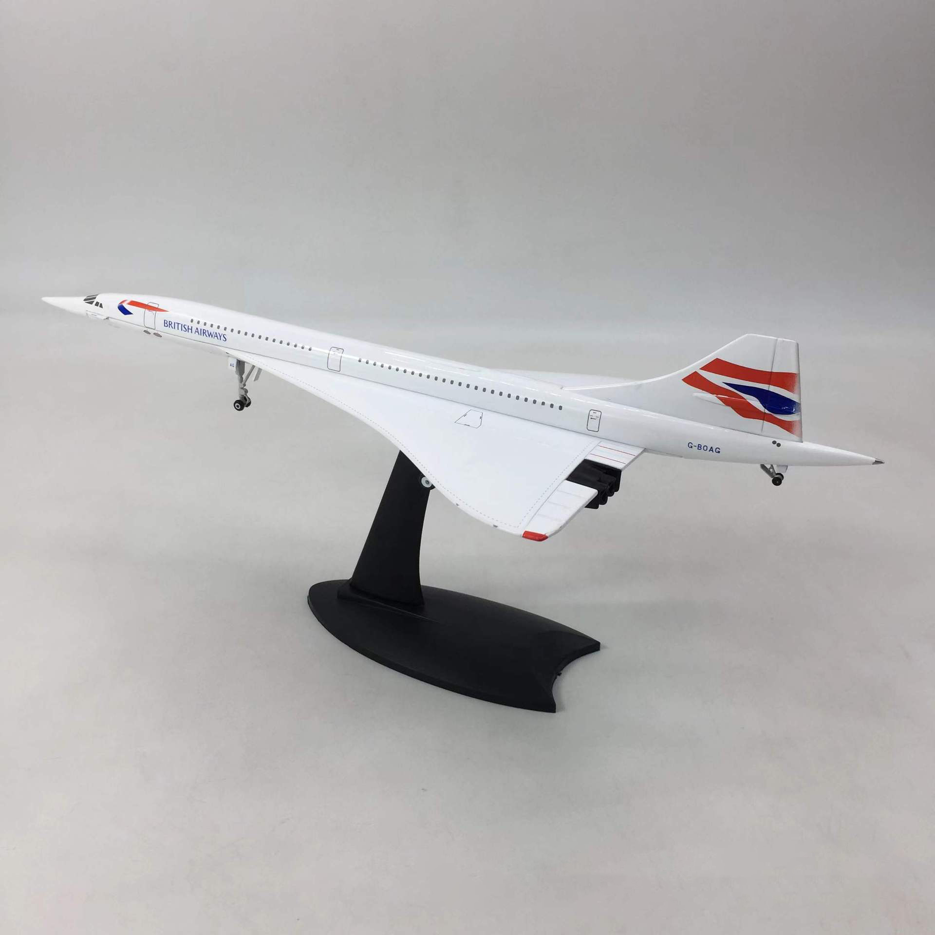 1/200 31CM British Airways F-BVFB Concorde Airplane Model Aircraft