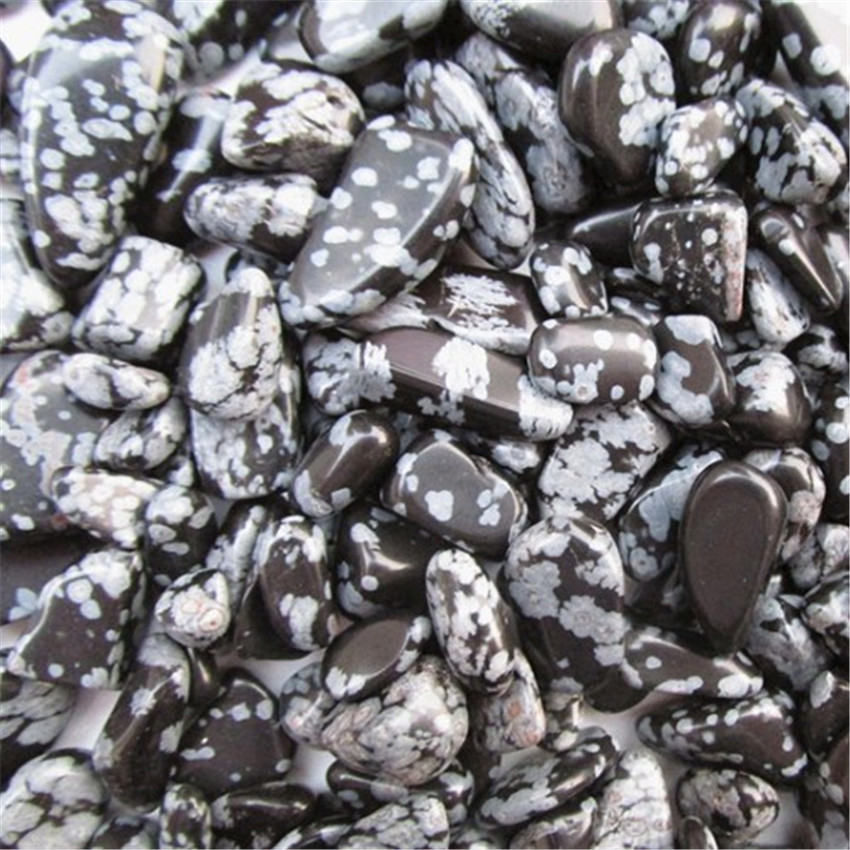Snowflake Obsidian Ore Crushed Gravel Stone Chunk Lots Degaussing fengshui