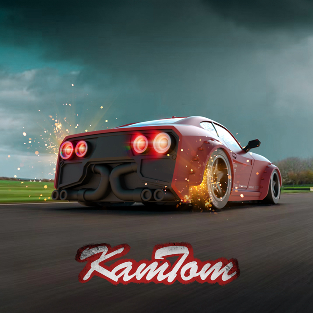 Kamtom 1 :32 Scale RC Drift Car 4WD High Speed Racing Car